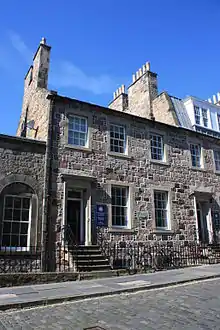 Laurie's house at 22 George Square, Edinburgh