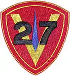 27th Marine Regiment patch