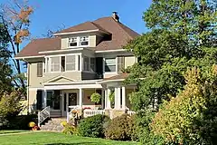 Colonial Revival style house in Neshanic Station