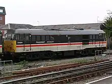 Locomotive 31454, in Fragonset livery on 16 April 2004