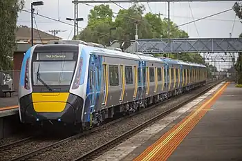  High Capacity Metro Train during testing