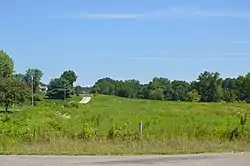 Fields north of Vinton