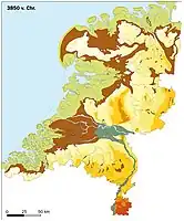 The Netherlands in 3850 BC