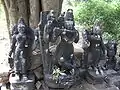 3 deities at Talinji temple ruins