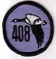 408 Tactical Helicopter Squadron unofficial badge from c. 1950–85