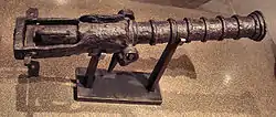 Breech loading cannon, 1410.