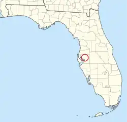 Location of Tampa Reservation