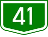 Main road 41 shield