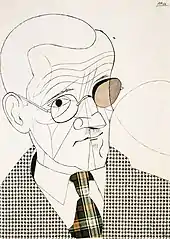 Adolf Hoffmeister, James Joyce, 1966