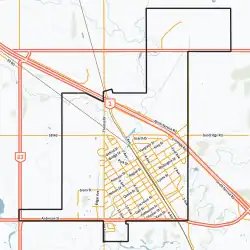 Town boundaries