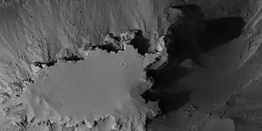 Layered butte, as seen by HiRISE under HiWish program