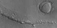 Close view of contact, as seen by HiRISE under HiWish program