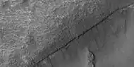 Close view of layers, as seen by HiRISE under HiWish program