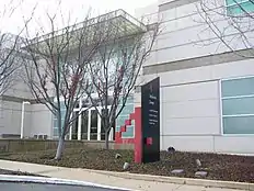 The front of 4 Infinite Loop at the Apple Campus.