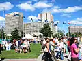 2007's street party at the Festival Plaza on Ottawa's City Hall grounds