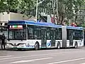 Howo ZZ6186GBEVQ2 articulated bus manufactured by CNHTC