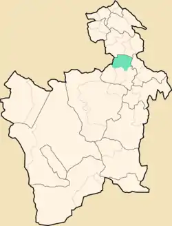 Location within Potosí Department