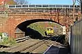 A Merseyrail Class 507 departs with a service to Ormskirk.