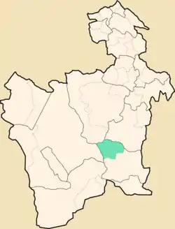 Location within Potosí Department