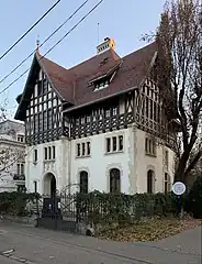 Tudor Revival - Dr. Petre Herescu House on Bulevardul Dacia, Bucharest, by Grigore Cerchez, 1911-1913