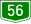 Hungarian route 56 shield