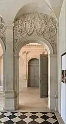 Baroque rinceaux in the Hôtel Salé (now the Musée Picasso), Paris, designed by Jean Boulier de Bourges, 1656-1659