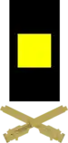 A two toned rectangular organisational symbol