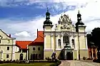 Baroque facade of the Holy Trinity Church