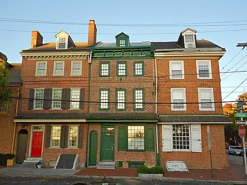 Nathaniel Irish House (left) in 2013