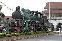 Preserved C56 36 in Lampang Railway Station, Lampang