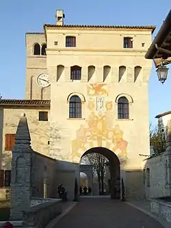 The main gate of the abbey of Santa Maria in Sylvis