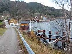 The ferry dock in Arasvika