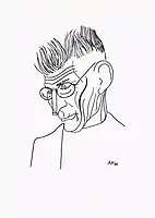 Adolf Hoffmeister, Samuel Beckett, 1970