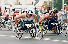 Wheel chair race