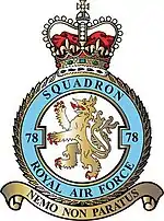 78 Squadron badge