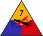 7th Armored Division "Lucky Seventh"March 1942 – Oct 1945