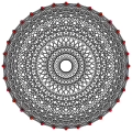 2{3}2{3}2{4}8,  or , with 32 vertices, 384 edges, 2048 faces, and 4096 cells