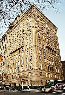 820 Fifth Avenue, New York, New York, 1916.