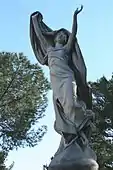 Statue designed by Auguste Carli in the Cimetière Saint-Pierre in Marseille