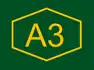 A3 Motorway shield}}