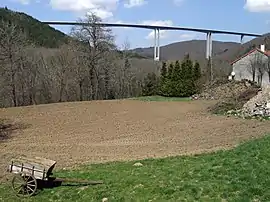 The Sioule Viaduct in Bromont-Lamothe