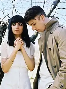 School of Seven Bells in October 2010. From left: Alejandra Deheza and Benjamin Curtis