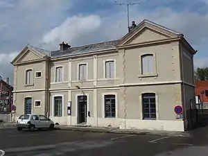 The railway station in Ailly