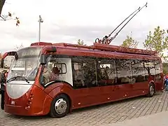 Image 216AKSM-420 Vitovt in Minsk (from Trolleybus)