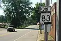 Northbound reassurance marker in Evergreen