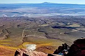 Photograph was taken from 4660 meters above sea level