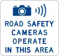 (P2-V111-2) Road Safety Cameras Operate In This Area (Used in Victoria)