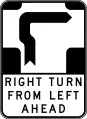 (R2-V21-1) Right Turn from Left Ahead (Used in Victoria and Gold Coast, Queensland)