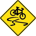 (W6-V104) Slippery for Cyclists (Used in Victoria)