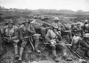 Australian 5th Division near Mametz, December 1916.